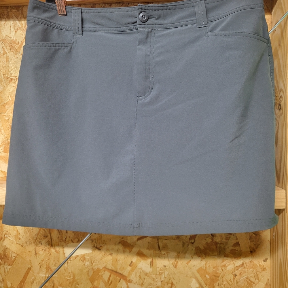 Eddie Bauer Womens Sportswear Skort Tennis/Golf Gray‎ Size 14